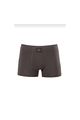 Anıt 1271 Erkek Likralı Düz Pamuklu Boxer 6 Adet Antrasit