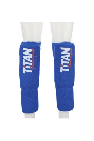 Titan Sport Mavi Beyaz Ayak Bez Kaval Koruyucu L Beden Çok Renkli