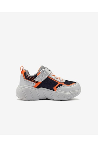Skechers Play Scene - Storm Brights Küçük Erkek Çocuk Gri Spor Ayakkabı 407606n Slbk Gri
