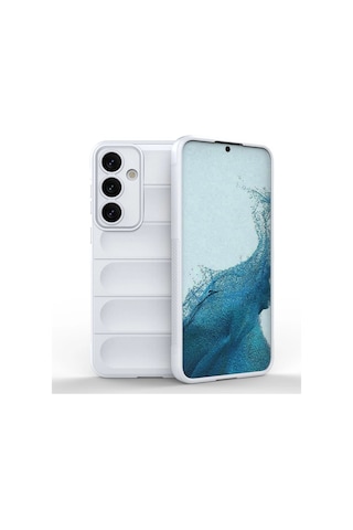Samsung Galaxy S24 Kılıf Optimum Silikon - Krem Çok Renkli