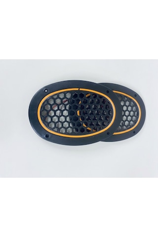 Oval Amber Neon Ledli Hoparlör Kapağı