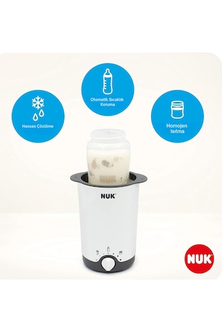 Nuk Thermo 3'ü 1 Arada Biberon Isıtıcı Hassas Isıtma Çözme ve Sıcak Tutma Fonksiyonu Biberon Isıtıcı Ve Sterilizatör