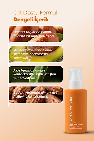 Iva Natura Ve Aloe Vera Özlü Güneş Sonrası Krem 125 ML