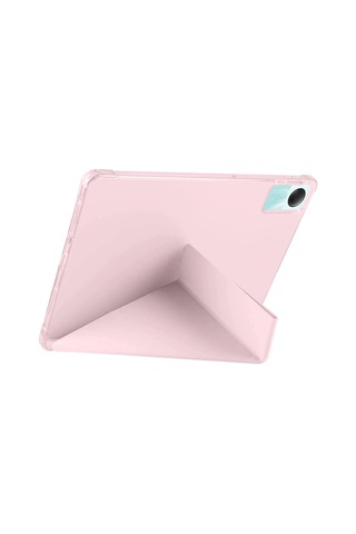 Xiaomi Redmi Pad Se 4g Kılıf Kalemlikli Mars Tablet Kılıfı - Rose Gold Tablet Kılıfı