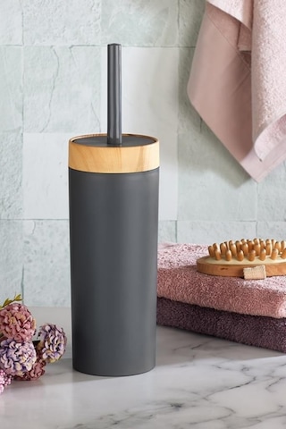 Flosoft Bambu Desenli Yuvarlak 5'li Banyo Seti 001