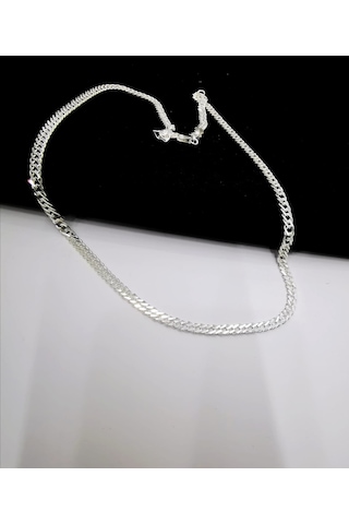Omar Silver Erkek Rambo Gümüş Kolye Zincir 4,3 Mm
