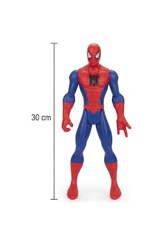 TıfılToys Örümcek Adam 30 Cm Aksiyon Figürü Gerçekçi Görünümlü Hayal Gücü Geliştirici Oyuncak Figür