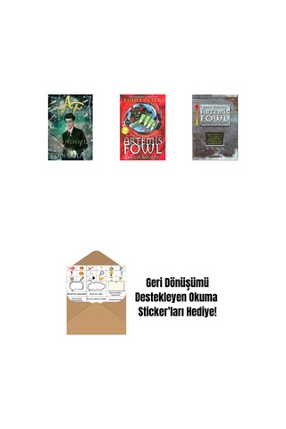 Artemis Fowl 8 - Son Muhafız + Artemis Fowl 5 - Kayıp Koloni + Artemis Fowl 2 - Kuzey Kutbu Macerası + Okuma Sticker'ları