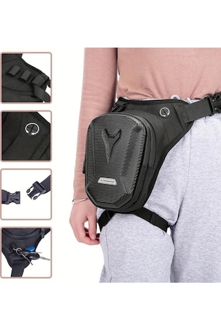 Motosiklet Bisiklet Scooter Bacak Bel Çantası Yürüyüş Eşya Outdoor Çanta