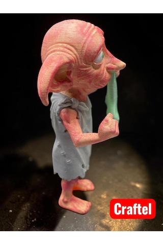 Harry Potter Dobby Figür Ev Cini Çoraplı Maket Biblo Koleksiyonluk Hediyelik Eşya Heykel 15 Cm