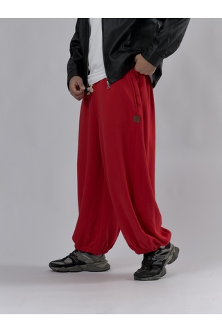 Cocopelli Kırmızı Oversize Baggy Erkek Pantolon Coc3415
