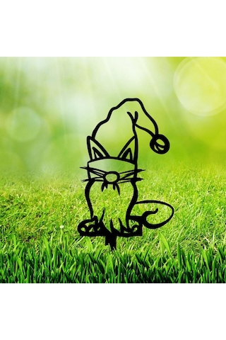 Bahçe Kazığı Demir İmalatı Bahçe Süsü Bahçe Cücesi Kedi