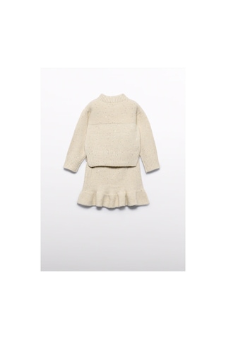 Mayoral Abel&lula Kız Çocuk Triko Etek Takım Bej