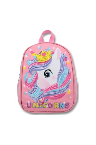 Cennec Pembe Unicorn Kız Çocuk Anaokulu Çantası
