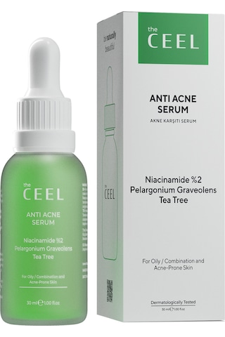 The Ceel Sivilce ve Akne Karşıtı Cilt Serumu Salisilik Asit, Çay Ağacı ve Itır 30 ML