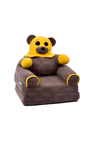 Tokko Katlanabilir Bebek-Çocuk Koltuğu Portatif Yatak Ayıcık (503564914) Sarı