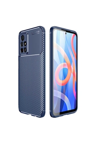 Xiaomi Redmi Note 11t 5g Kılıf Zore Negro Silikon Kapak Lacivert