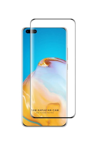 Huawei P40 Lite E 5D Mat Seramik Tam Kaplayan Ekran Koruyucu Cam (544788886)
