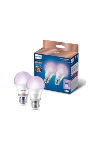 Smart Lighting Led Ampul A60 E27 60w Eşdeğer Rgb 2'li Paket - Google Home, Alexa, Homekit Ve Matter Uyumlu Diğer