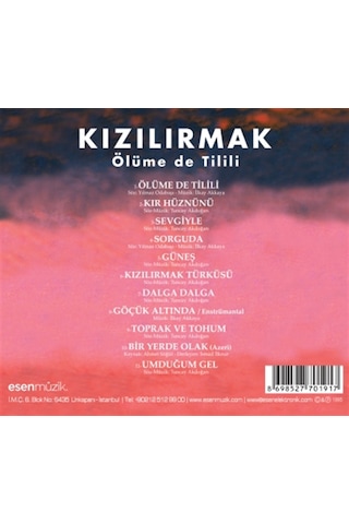 Kızılırmak Ölüme De Tilili CD