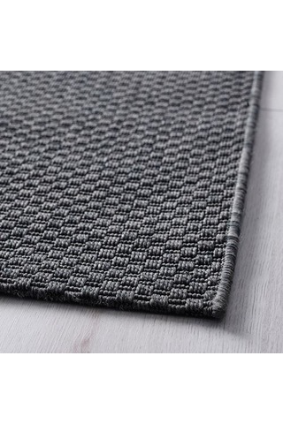 Ikea Morum Büyük Halı, Koyu Gri, 160x230 Cm, İç/dış Mekan Dikdörtgen
