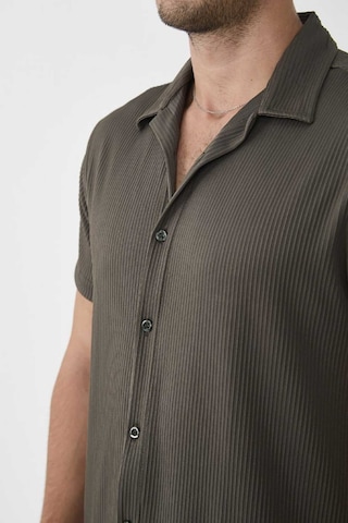 Mcz Giyim Haki Renk Ottoman Kumaş Slim Fit Erkek Pantolon - Gömlek Alt Üst Takım