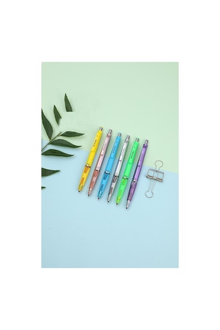 Serve Swell Mekanik Kurşun Kalem Metalik Gri 0.7 Mm Kauçuk Grip İle Rahat Kullanım