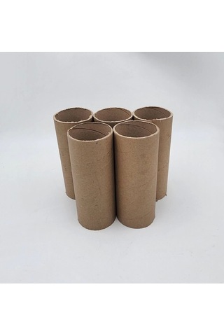 5 Adet Karton Masura Silindir Kutu Postüp Rulo Kargo Tüpü Korumalık Kutu 20 Cm Uzunluk 8cm Çap