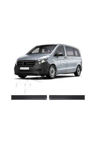 Mercedes Vito W447 Uyumlu Abs Kapı Eşiği 2 Parça