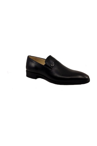 Tek Yıldız 007 Siyah Kauçuk Taban Erkek Deri Klasik Ayakkabı Siyah