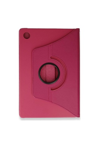 Mey İthalat Samsung Galaxy Tab A9 Plus Kılıf 360 Tablet Deri Kılıf - Pembe