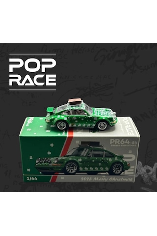 Pop Race1/64 Porsche 964 Singer 911 Merry Christmas Limited Edition 84 Yılbaşı Özel