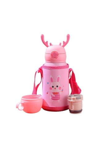 Pazly Termos Paslanmazçelik Mavi Mavi Karikatür Jian Hasır Fincan Fincan Fincan Fan Çocuk - Tv Mavi