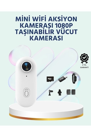 Geniş Açı Lensli Wifi Spor Ve Vlog Kamerası 12348197
