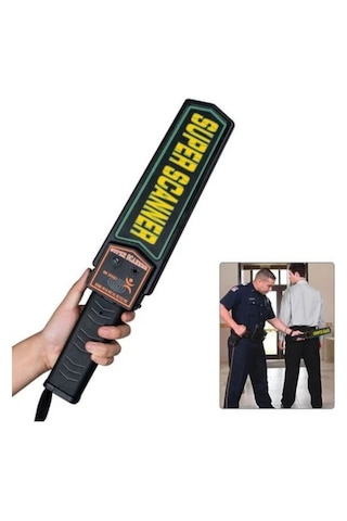 Süper Ultra Scanner El Tipi Metal Üst Arama Dedektörü Güvenlik Ha