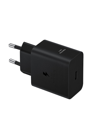 Samsung Uyumlu Ep-t4511nbegww 45w Type C Hızlı Şarj Adaptörü Siyah Tekli