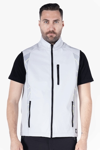 Tiger Softshell Yelek Açık Gri - Neon Sarı