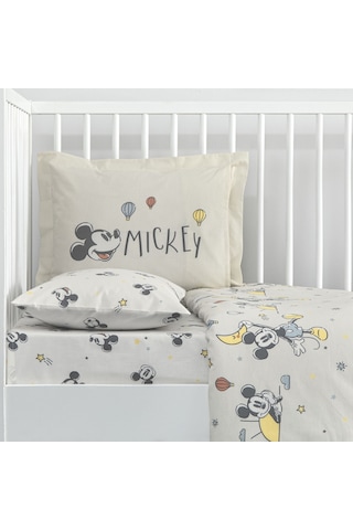 Taç Lisanslı Disney Mickey Mouse Dream Baby Pamuk Bebek Nevresim Takımı 000000001000050722