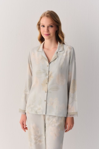 Suwen Emory Maskülen Pijama Takımı Sh26114660b1194 Yeşil Desenli