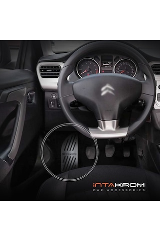intakrom Citroen C-Elysee Krom Ayak Dinlendirme Pedalı - 2015 -2019