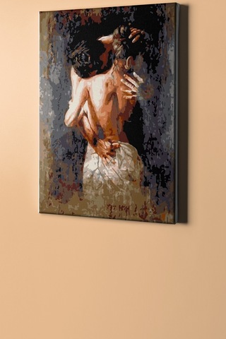 Webstyle Sayılarla Boyama Seti Kasnaklı Aşk Ve Tutku 50 X 65 Cm