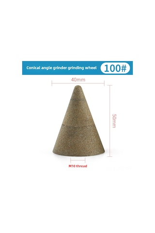 Yunboo Cunxing Taş Oyma Testere, Yeşil Silisyum Karbür, Keskin Uçlu, Konik, Bullet Kafa, 100 Orta Zımpara, Hassas Taş Heykel, Polisaj, Kolay Kullanım