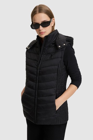 U.S. Polo Assn. Kadın Siyah Yelek 50326196-vr046