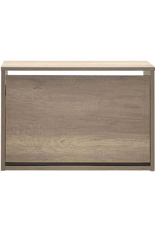 Step Oturaklı Ayakkabılık Açık Ceviz Tori 60x42x30 Cm Gxyxd