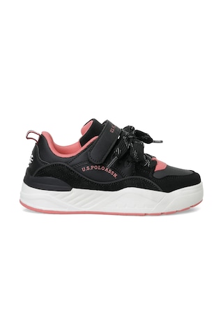 Uspoloassn U.s. Polo Assn. Geoky Jr Siyah Kız Çocuk Sneaker Siyah-somon
