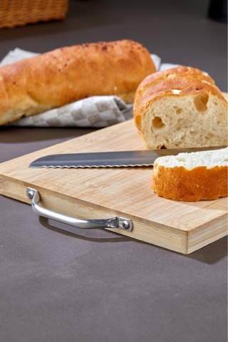 Cooker Bambu Kesme Doğrama Sunum Tahtası Ckr3294 Kahverengi 30x20 Kahverengi