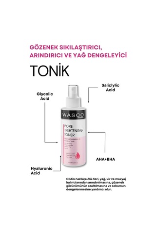 Gözenek Sıkılaştırıcı, Arındırıcı Ve Yağ Dengeleyici Tonik 150 Ml Glycolic Acid, Aha + Bha