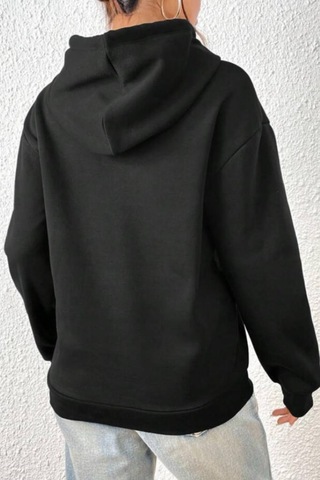 Lole Düz Basic Pamuklu Kapüşonlu Kadın Sweatshirt 001