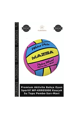 Premium Aktivite Bahçe Oyun Sportif Wp-krr05000 Kauçuk Su Topu Pembe-sarı-mavi Çok Renkli