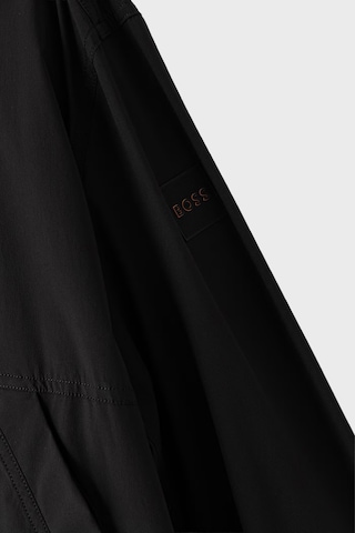 Boss Logolu Regular Fit Klasik Yaka Fermuarlı Gömlek Erkek Gömlek 50565956 001 Siyah SİYAH